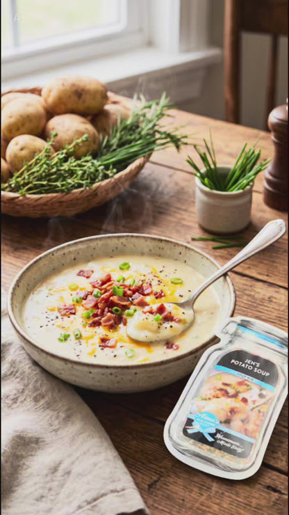Jens Potato Soup Mix and Recipe** Creamy Comfort Food Spice Seasoning Mix EASY !TOP! Seller Cheesy Potato Soup ~ Gift Basket Giving ~ Creamy